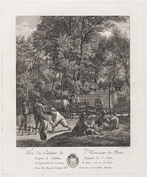 KG 14810
<br/>
landlieden voor een herberg
<br/>
<em>Ghendt, Emmanuel Jean Nepomucène de (1738-1815)</em>